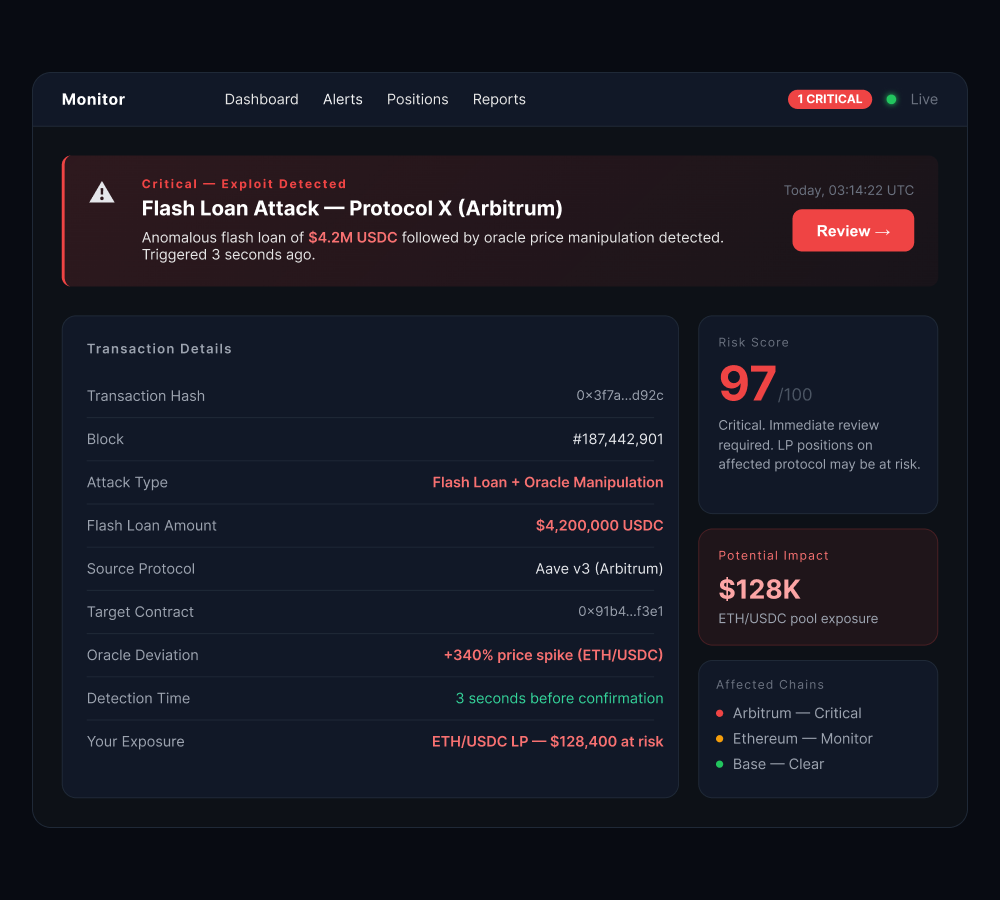Exploit Alert dashboard